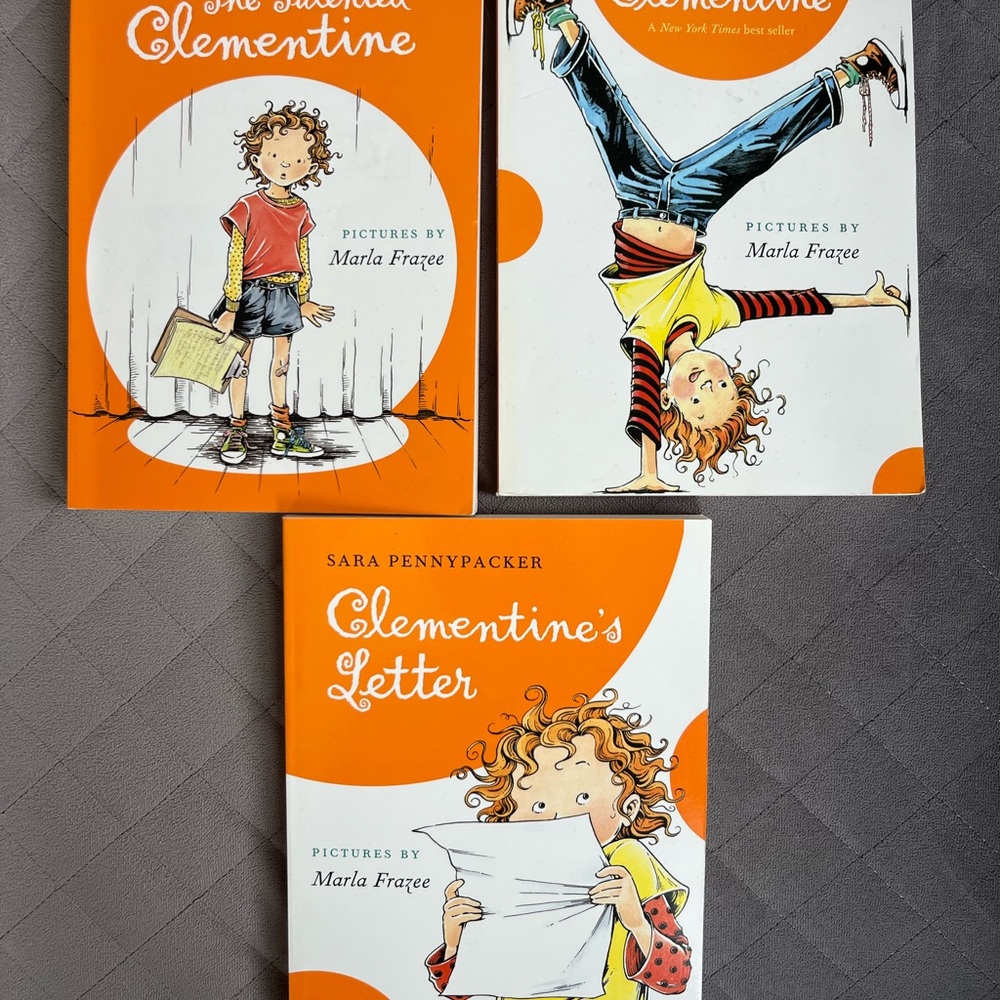 Clementine Book Set with Orange Covers